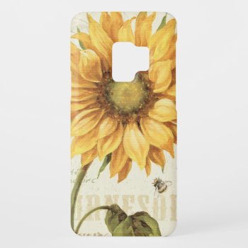 A Yellow Sunflower Case-mate Samsung Galaxy S9 Case by wildapple at Zazzle