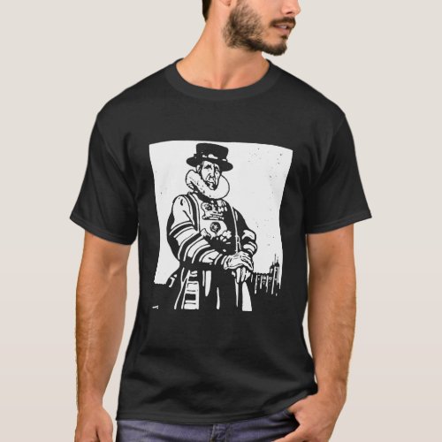 A Yeoman Warder or Beefeater T_Shirt