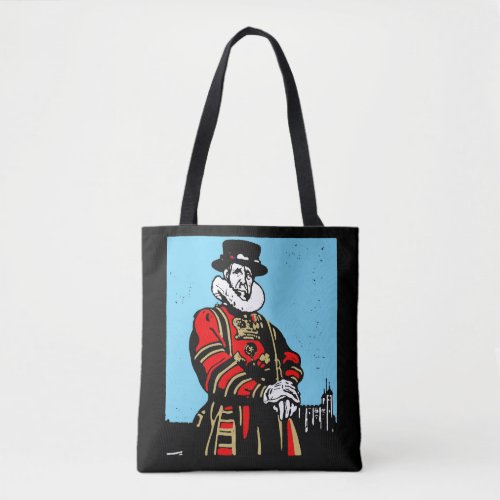 A Yeoman Warder or Beefeater Tote Bag