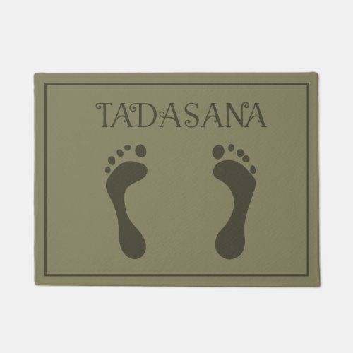 A Yogis Door Mat _ Foot Prints _ Tadasana