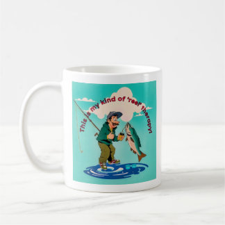 A Young Angler's Triumph Coffee Mug