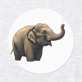 A Young Elephant's Adventure Kids' Labels