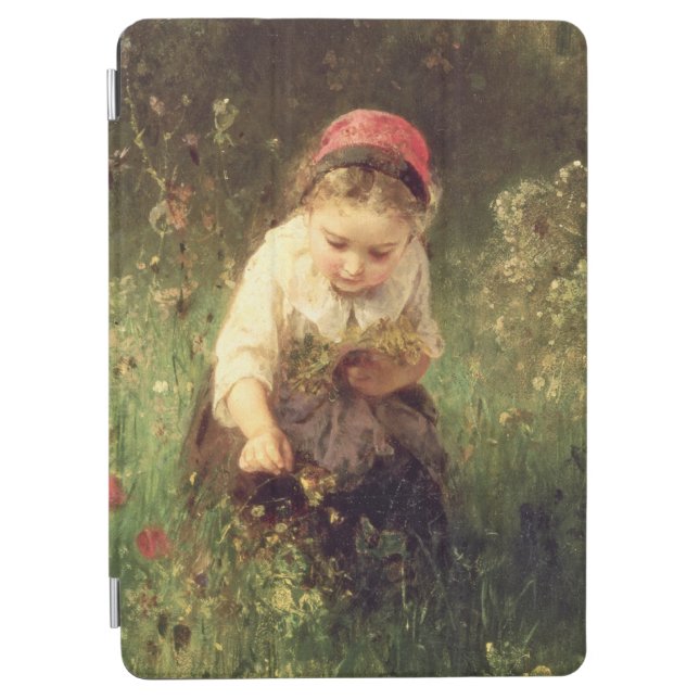 A Young Girl in a Field iPad Air Cover (Front)