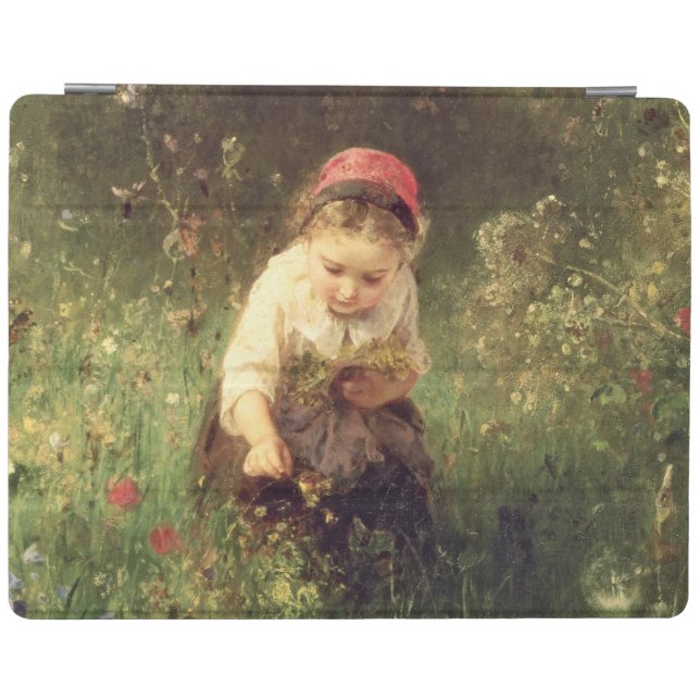 A Young Girl in a Field iPad Smart Cover (Horizontal)