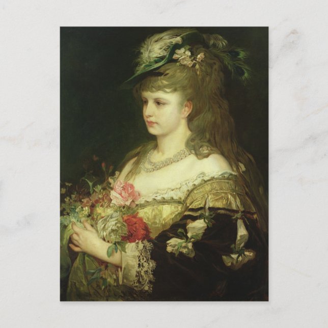 A Young Girl Postcard (Front)