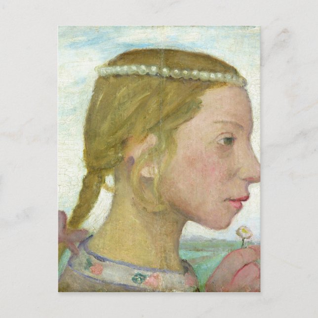 A Young Girl Postcard (Front)