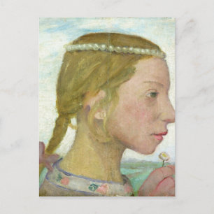 A Young Girl Postcard