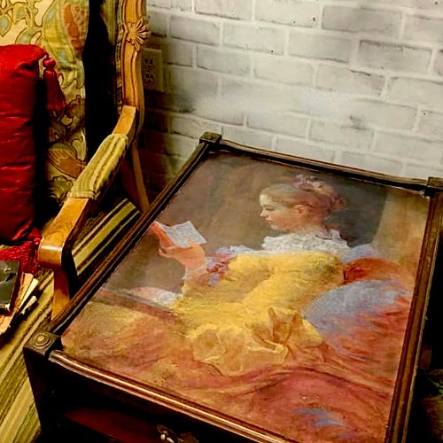 A YOUNG GIRL READING _ JEAN_HONORE FRAGONARD TISSUE PAPER