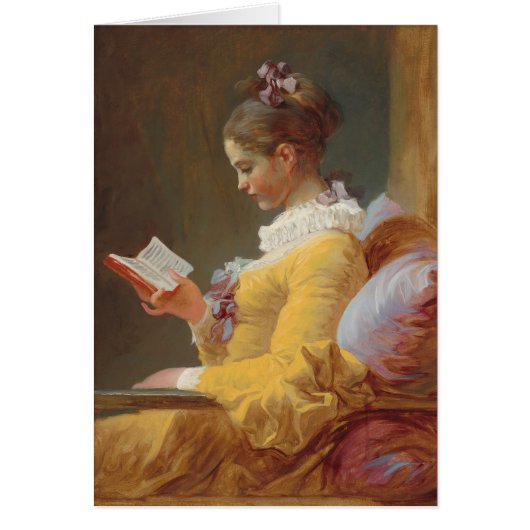 A Young Girl Reading, The Reader by J. Fragonard Cards (Front)