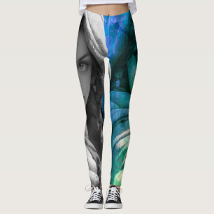 A Young Girl Thumbs Up on Customized Tight Leggings