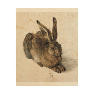 A Young Hare - Albrecht Durer - c1502 Wood Wall Art