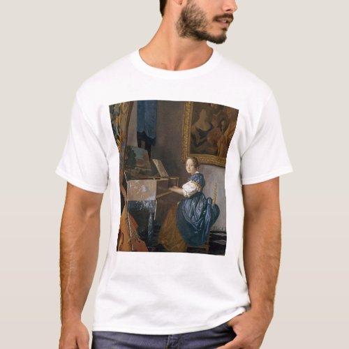 A Young Lady Seated at a Virginal c1670 T_Shirt