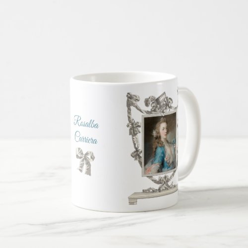 A Young Lady with a Parrot by by Rosalba Carriera  Coffee Mug