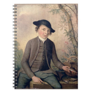 A Young Man Gutting Fish, 1782 (panel) Notebook