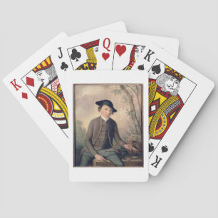 A Young Man Gutting Fish, 1782 (panel) Poker Cards