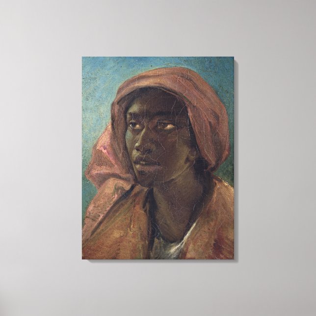 A Young Negro Woman Canvas Print (Front)