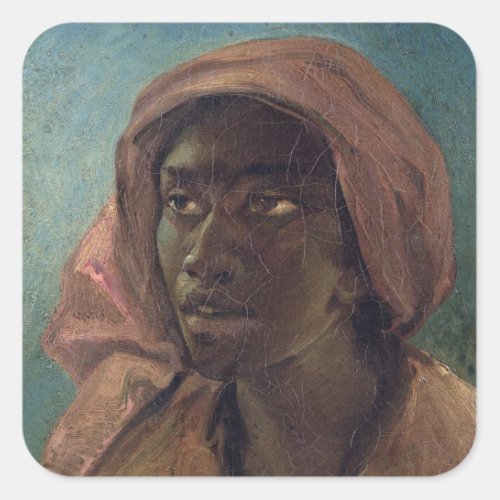 A Young Negro Woman Square Sticker