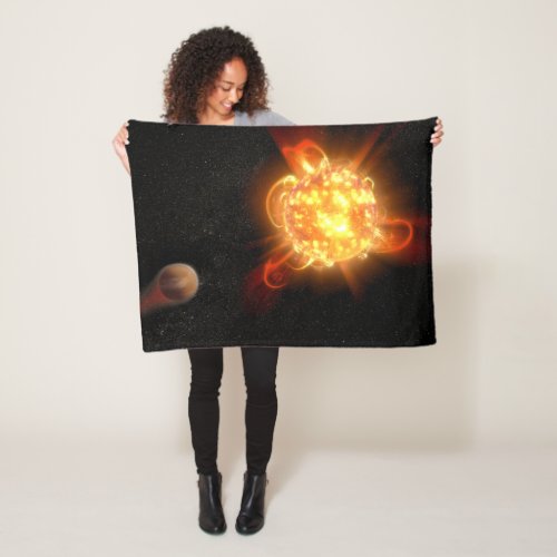 A Young Red Dwarf Fleece Blanket
