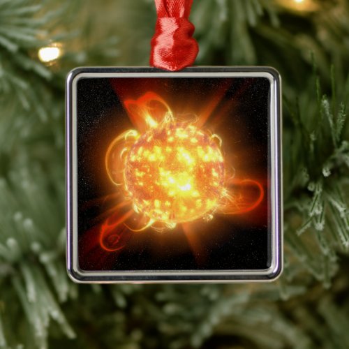 A Young Red Dwarf Metal Ornament