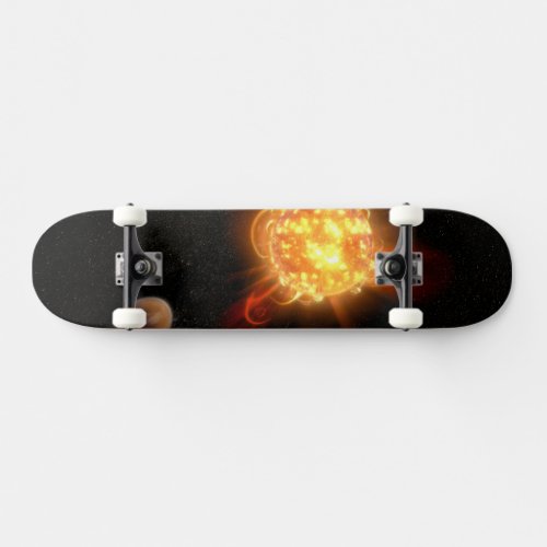 A Young Red Dwarf Skateboard