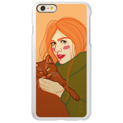a young red_haired girl  incipio feather shine iPhone 6 plus case
