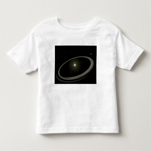 A young star circled by full_sized planets toddler t_shirt