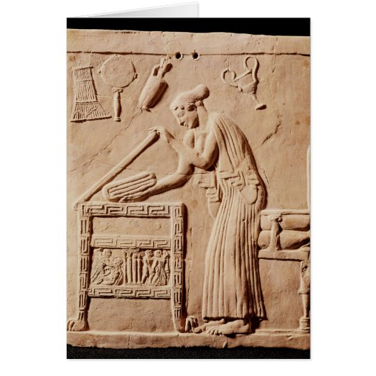 A young woman arranging her clothes in a (Front)