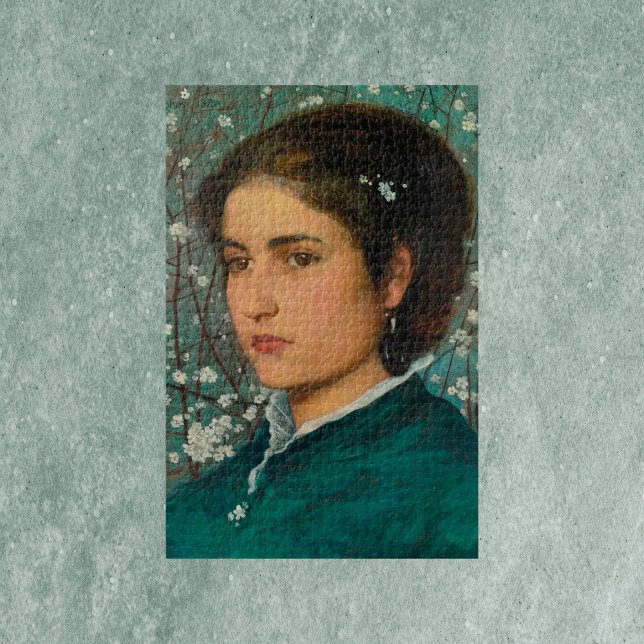A Young Woman by Edward Robert Hughes Puzzle (Creator Uploaded)