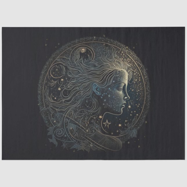 A Zodiac Series Design 6 Tissue Paper (Front)
