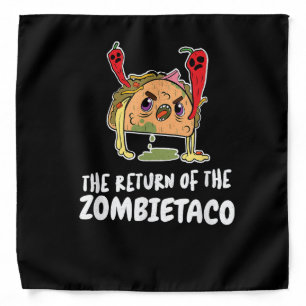 a zombie taco bandana
