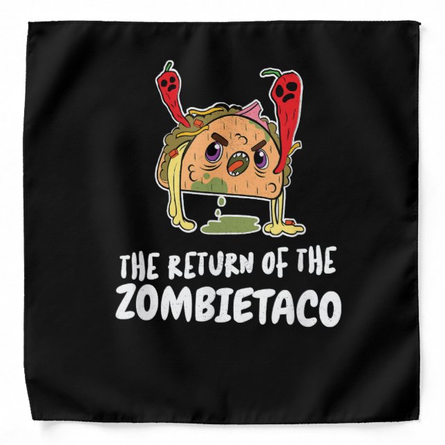 a zombie taco bandana (Front)