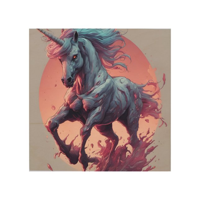 A Zombie Unicorn  Poster (Front)