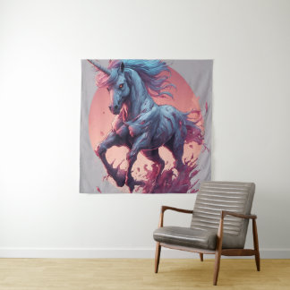 A Zombie Unicorn  Poster Tapestry