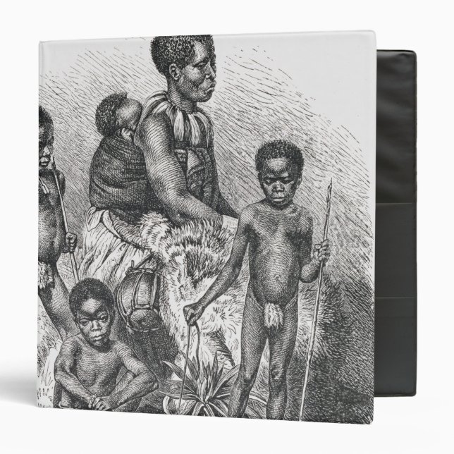 A Zulu family from The History of Mankind Binder (Front/Inside)
