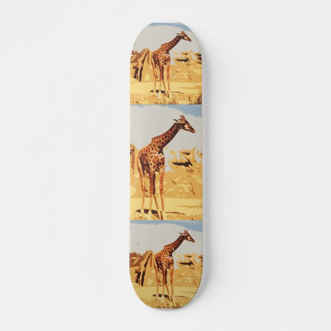 AA- Awesome Giraffe Skateboard Deck (Front)