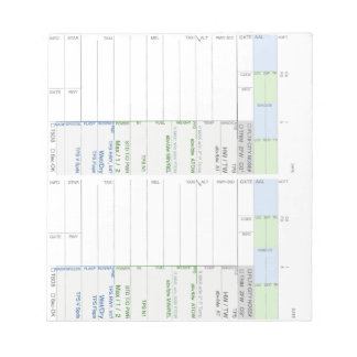 AA B787 Notes Card Pad