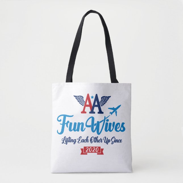 AA Fun Wives Logo Tote Bag (Front)