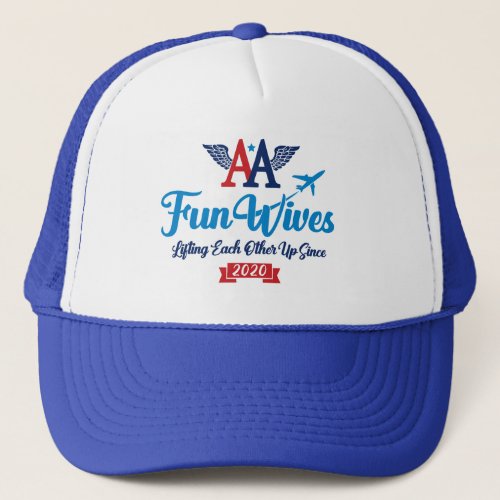 AA Fun Wives Logo Trucker Hat