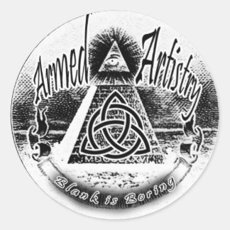 AA Logo Classic Round Sticker