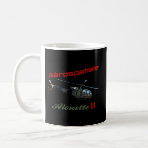 ARospatiale Alouette Ii Helicopter Sa 313B Aloue Coffee Mug