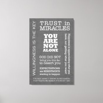 Aa Sayings & Slogans 3 Canvas by recoverystore at Zazzle