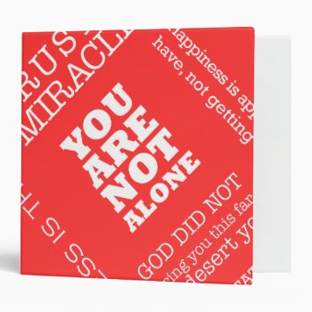 Aa Slogans & Sayings 3 Binder by recoverystore at Zazzle