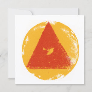 AA Symbol Triangle and Circle Recovery Card