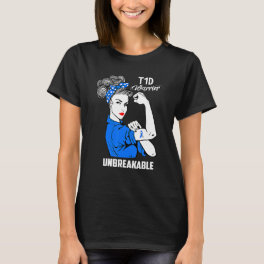 aa T1D Type 1 Diabetes Awareness Type 1 Diabetes T-Shirt