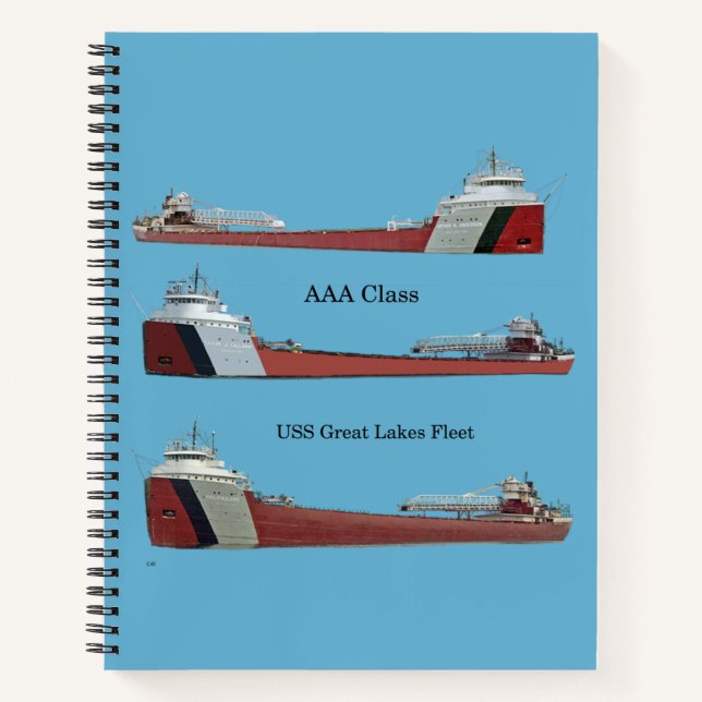AAA class lake freighter notebook (Front)