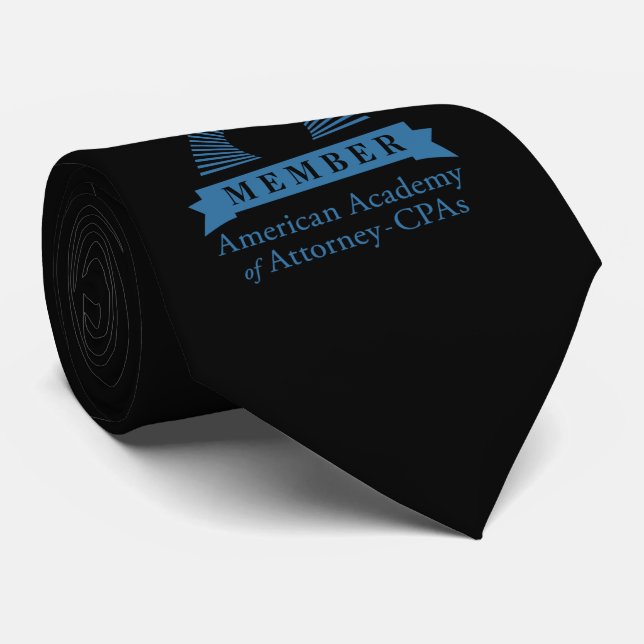 AAA-CPA Member Black Tie (Rolled)