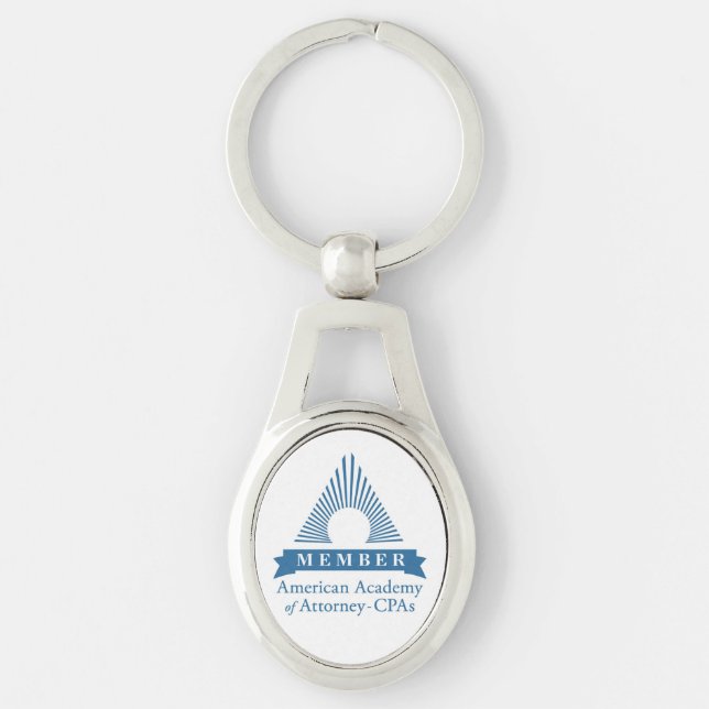 AAA-CPA Oval Member Keychain (Front)