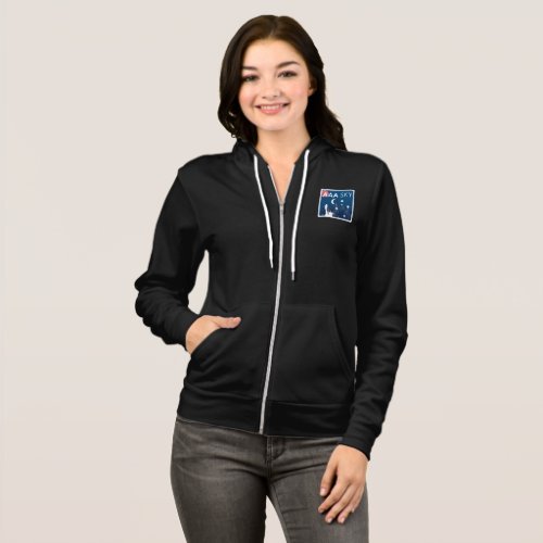 AAA SKY Womens Black Hoodie