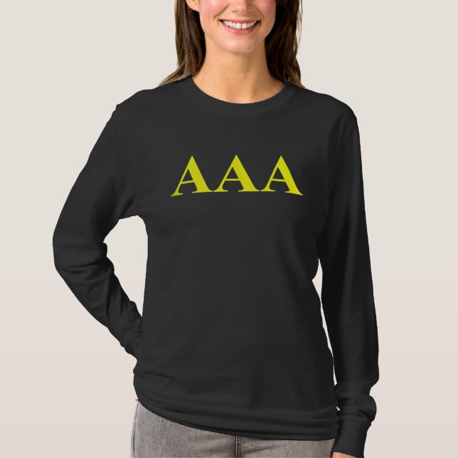 AAA Triple A T-Shirt (Front)