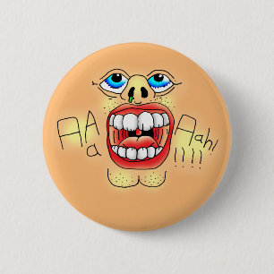 AAAAAAHHH! Screaming Face Button